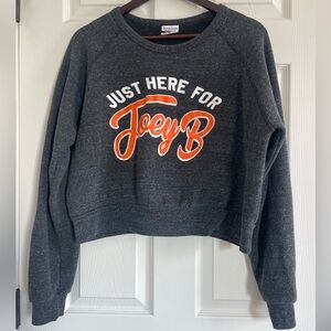 Where I’m From x Joe Burrow Cropped Crewneck Sweatshirt XL Made in USA